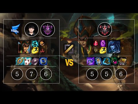 AF Fly Cassiopeia vs Lissandra Mid - KR Master Patch 10.10