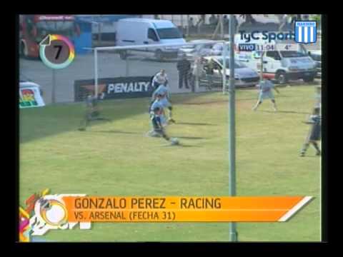 Torneo Reserva 2009 - 31ª Fecha - Racing vs Arsenal - Gol de Pérez (1 - 0)