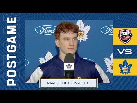 Mac Hollowell Post Game | Toronto Marlies vs. Utica Comets | January 5, 2022