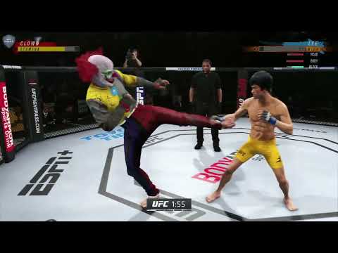 Bruce Lee vs Clown Full Match