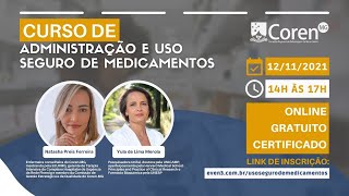 Curso de administração e uso seguro de medicamentos