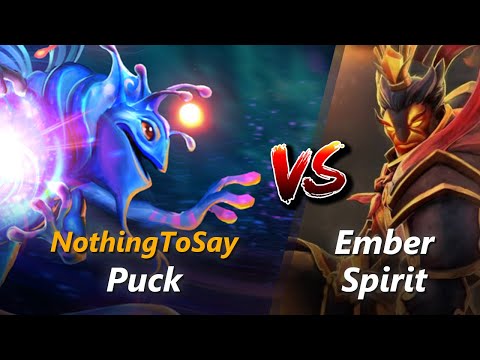 NothingToSay mid Puck vs Ember Spirit | First 10 minutes