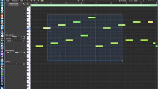 Logic Pro X - Video Tutorial 27 - MIDI Piano Roll Editor, part 1