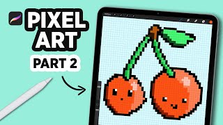Download lagu HOW to MAKE a PIXEL ART canvas in PROCREATE #Shorts mp3