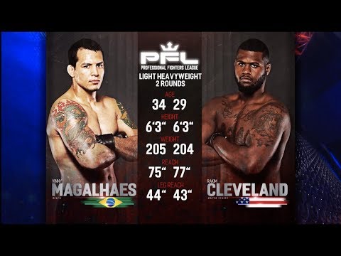 Vinny Magalhaes vs Rakim Cleveland Full Fight | 2018 PFL Playoffs
