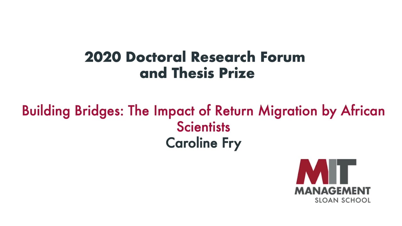   Building Bridges: The Impact of Return Migration by African Scientists

