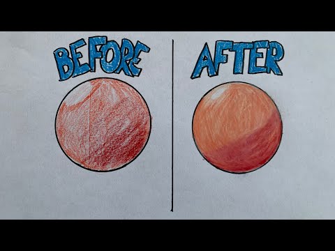 Colored Pencil Shading Secret! Great Result!