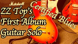 ZZ Top Certified Blues Solo Cover