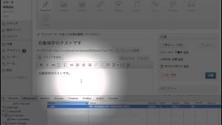 WordPress3.6_自動保存(AutoSave)