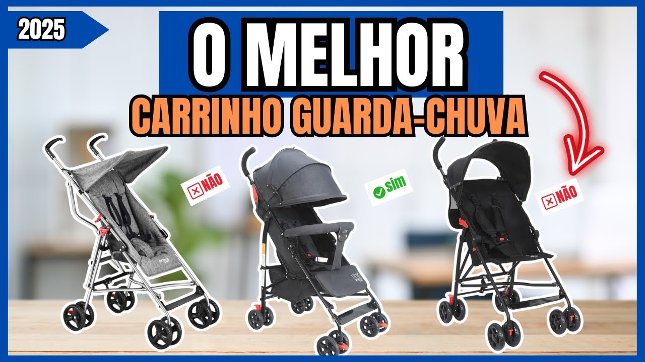 Assistir no YouTube: Qual o Melhor Carrinho Guarda-Chuva 2025? Top 3 - Essenciais da Maternidade