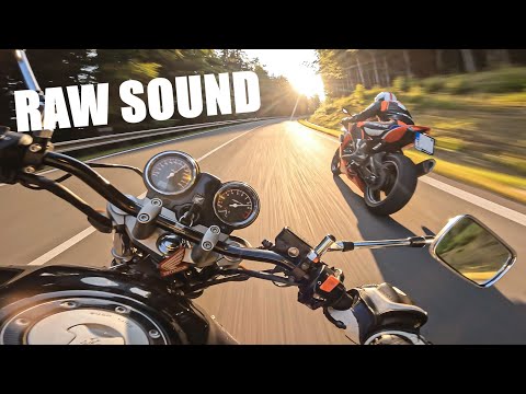 Honda Hornet 900 vs 2021 CBR 1000RR-R Fireblade | RAW SOUND | Akrapovic