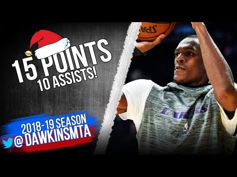Rajon Rondo Full Highlights in 2018 Christmas Lakers vs Warriors   15 Pts 10 Asts!  FreeDawkins