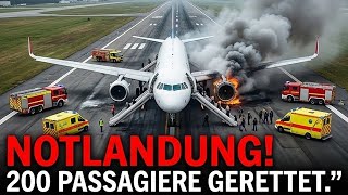 Piloten retten Passagiere nach Vogel Treffer!