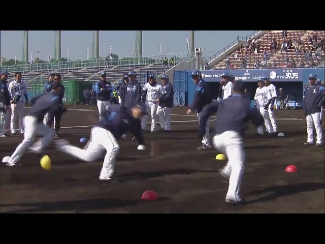 【ライオンズ春季キャンプ】ライオンズ・栗山がおっとっと… 2019/2/12
