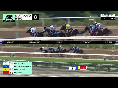 Santa Anita Park Carrera 8 The Angels Flight Stakes) - 13 de Junio 2020