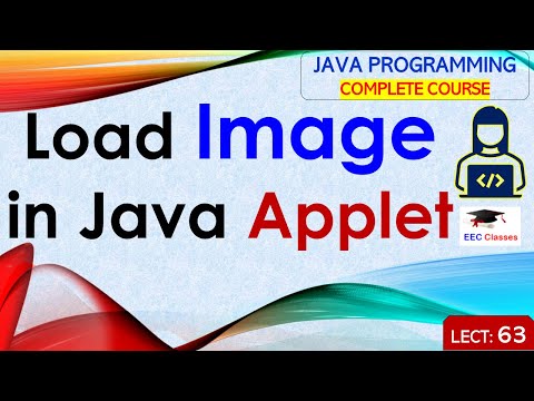 L63 Load Image In Java Applet Java Tutorial Java Programming Lectures In Hindi