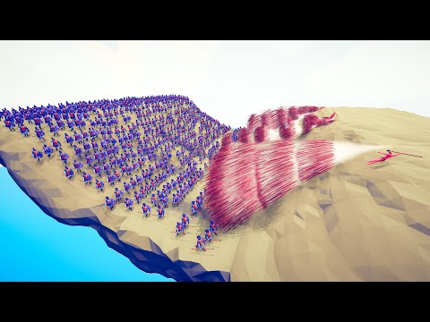 3x GOD SPEAR THROWERS vs 100x EVERY UNIT - Totally Accurate Battle Simulator TABS