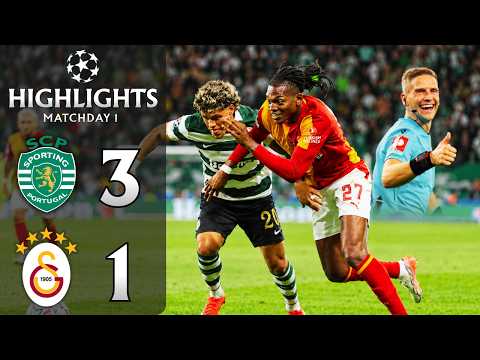 Sporting CP vs. Galatasaray | All Goals & Highlights | UCL 2026/27 Matchday 1
