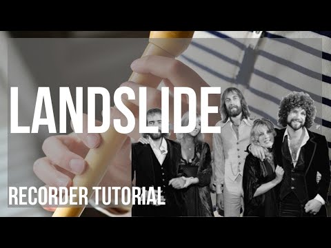 How to play Landslide by Fleetwood Mac on Recorder (Tutorial)