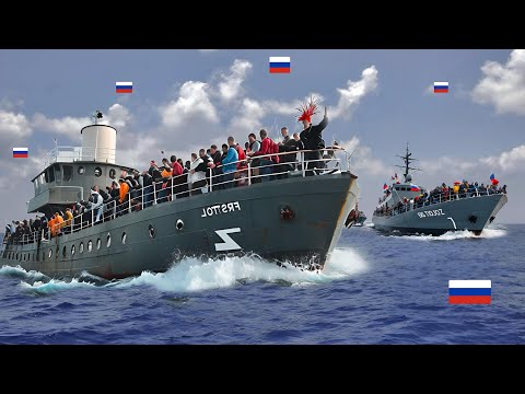 Verrückter Angriff! Vor 3 Minuten ertranken 10.000 russische Verstärkungen auf Snake Island