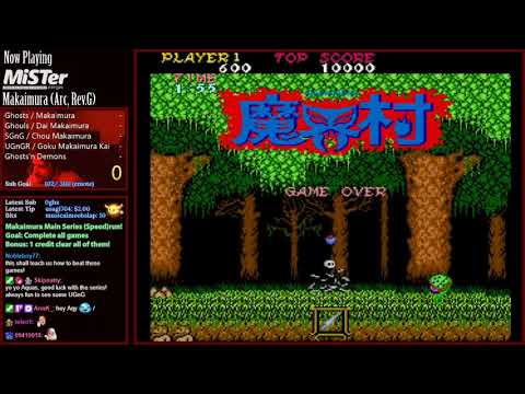 Ghosts 'N Goblins Main Series Marathon! -ALL 1CC w/ informative commentary-