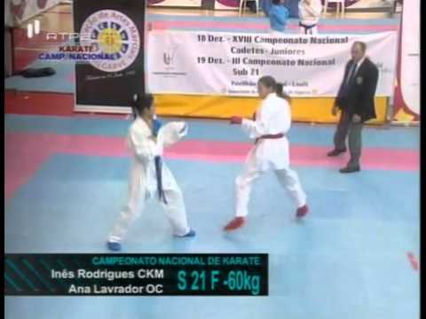 Karaté: campeonato nacional de kadetes, júniores e sub-21 ('10-'11)
