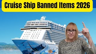 Cruise Ship Banned Items 2026