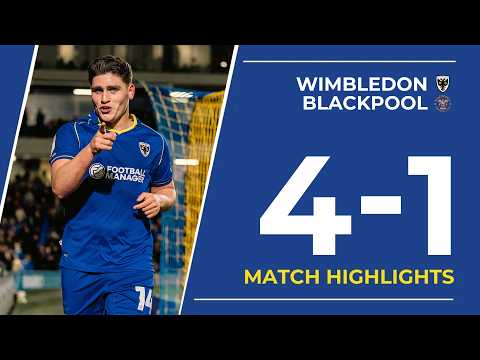 AFC Association Football Club Wimbledon Londra 4-1...