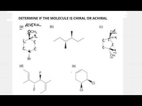 How To Determine If A Molecule Is Chiral Or Achiral? With a step by step chart and examples!