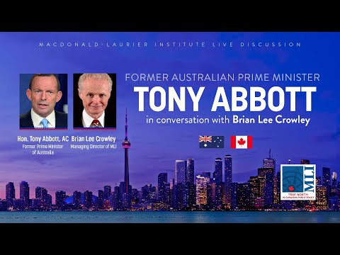 Hon Tony Abbott in conversation with Brian Lee Crowley / MLI