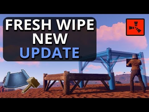 FRESH WIPE With The NEW Building UPDATE!! Rust Solo Survival