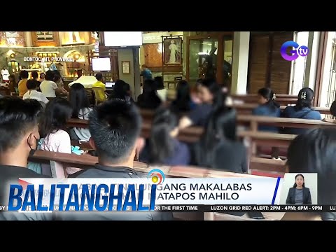 Babae, tinulungang makalabas ng simbahan matapos mahilo BT