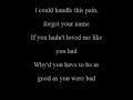 Jana Kramer - Good As You Were Bad Lyrics On ...