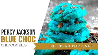 Percy Jackson Blue Chocolate Chip Cookies  Food in