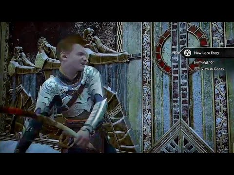 Atreus Tries To Open Door And Chest Like Kratos Funny Scene GoWR