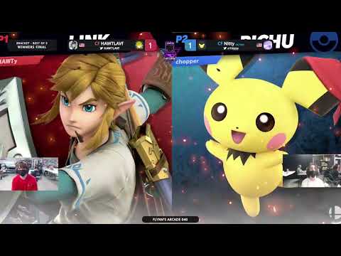 Flynn's Arcade 040 Winners Finals - Hawtlavf (Link) Vs. Nitty (Pichu) SSBU ULTIMATE