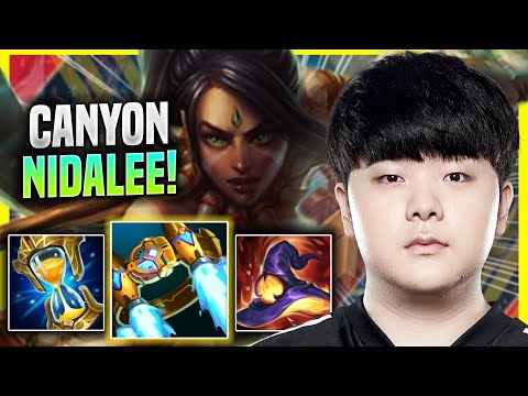 CANYON IS SO CRAZY WITH NIDALEE! - DK Canyon Plays Nidalee JUNGLE vs Elise! | Season 2022