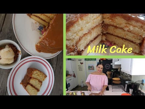 How to Make Belizean Milk Cake | Dulce de Leche Frosting