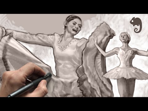 90MAC Life Drawing Class - DANCING