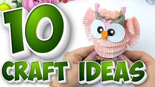 Top 10 Handmade Craft Ideas ✂️ Stunning DIY Gifts & Home Decor 2025