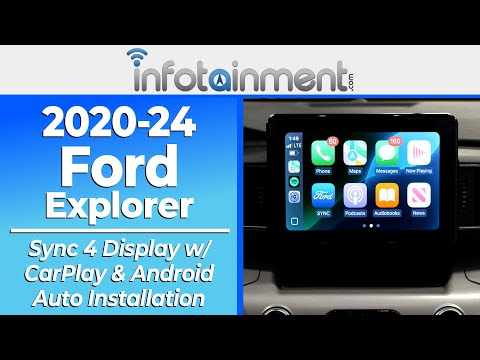 2020-2024 Ford Explorer 8" Sync 3 To Sync 4 Display Installation - Infotainment.com