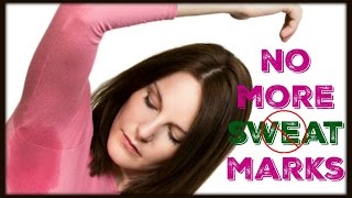 How To STOP Under Arm Sweat Marks⎮Beauty Hack