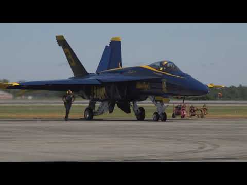 Blue Angels 2021 Super Hornets | Speed Pass at the MCAS Cherry Point Air Show - North Carolina.