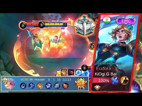 ENEMY TOOK MY EUDORA IN FIRST PICK SO THAT I CAN'T BUT ..... | Mlbb