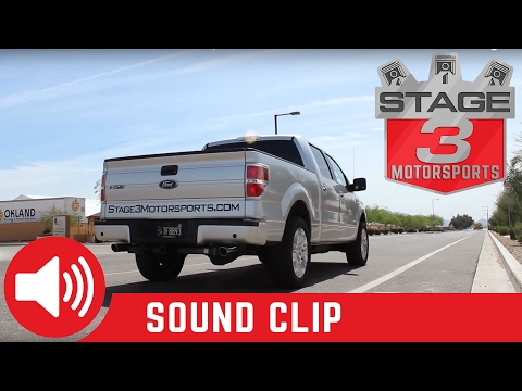 2011-2014 F-150 EcoBoost MBRP Dual Exit Cat Back Exhaust Sound Clip