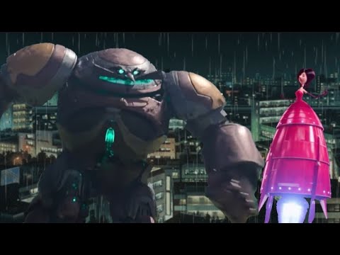 Scarlet Overkill Vs Movie Death Egg Robot