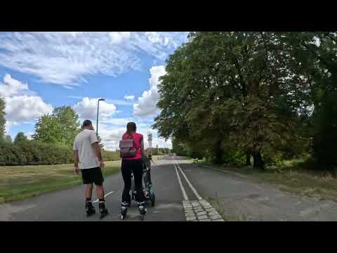 1/2 cycling Prague - from west to east - cykl Praha ze západu na východ