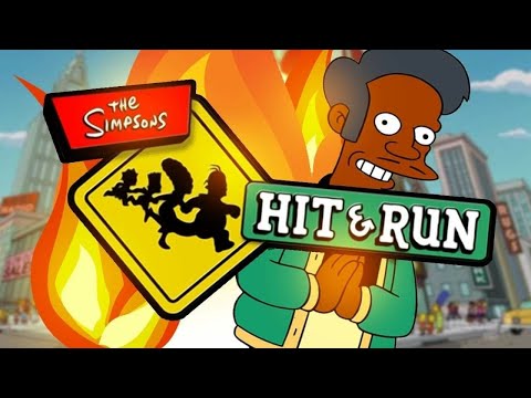 THIS HOVER CAR IS INSANE in THE SIMPSONS HIT AND RUN!!!