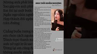 Anh thôi nhân nhượng lyric -Kiều Chi-