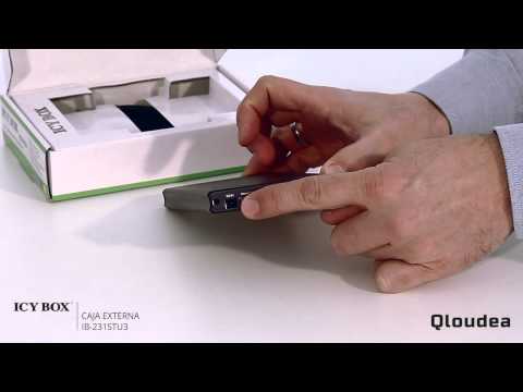 IcyBox IB-231StU3-G - Caja externa 2.5" - USB 3.0, Aluminio